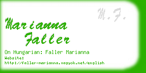 marianna faller business card